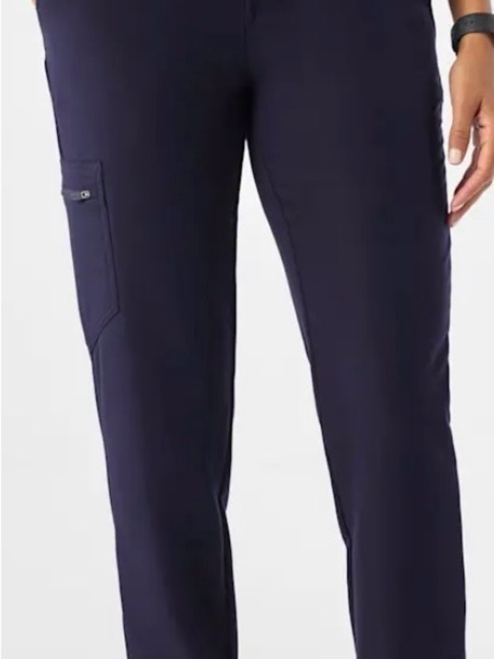 Figs Navy Slim Straight Cargo Jogger Scrub Pants